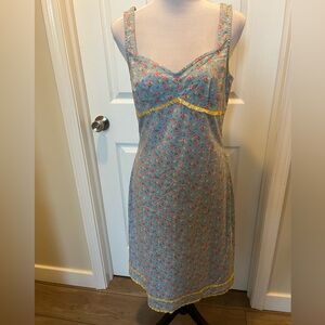 Vintage NWT Betsey Johnson stretch cotton dress
